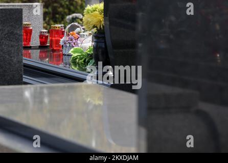 01.11.2019., Zagreb - commémoration de la Toussaint dans le cimetière de Mirosevac à Zagreb. Photo: Marin Tironi/PIXSELL Banque D'Images