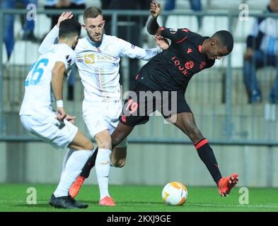 Alexandre Isak de Real Sociedad pendant le match de l'UEFA Europa League Group F entre HNK Rijeka et Real Sociedad à Stadion HNK Rijeka sur 22 octobre 2020 à Rijeka, Croatie. Photo: Slavko Midzor/PIXSELL Banque D'Images