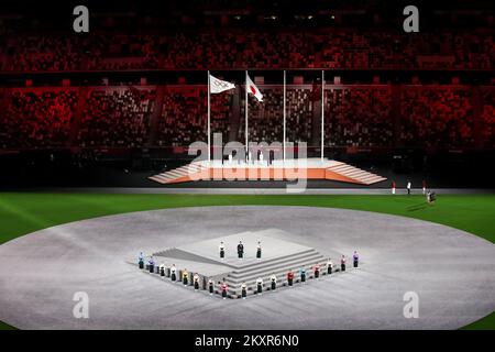 Un aperçu général lors de la cérémonie de clôture des Jeux Olympiques de Tokyo en 2020 au stade olympique de 08 août 2021 à Tokyo, au Japon. Photo: Igor Kralj/PIXSELL Banque D'Images