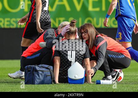 Sara IvandicParcours de l'UEFA European Women's under-19 Round 1-League B Group 5 partie de qualification entre le Kosovo et la Croatie au stade Aldo Drosina sur 25 octobre 2021 à Pula, Croatie. Photo: Srecko Niketic/PIXSELL Banque D'Images