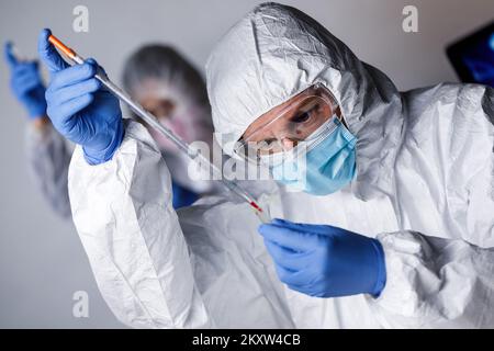 Photographie illustrative du vaccin COVID 19 à Zagreb, en Croatie, le 12 novembre 2021. Photo: Tomislav Miletic/PIXSELL Banque D'Images