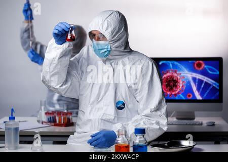 Photographie illustrative du vaccin COVID 19 à Zagreb, en Croatie, le 12 novembre 2021. Photo: Tomislav Miletic/PIXSELL Banque D'Images