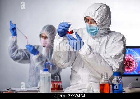 Photographie illustrative du vaccin COVID 19 à Zagreb, en Croatie, le 12 novembre 2021. Photo: Tomislav Miletic/PIXSELL Banque D'Images