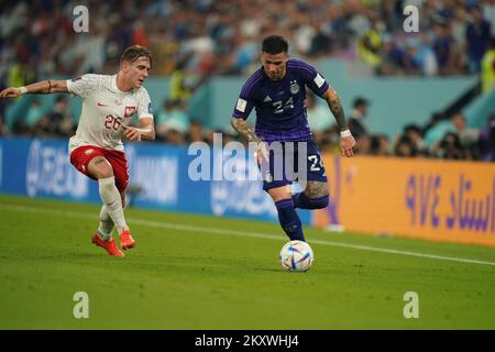 Doha, Qatar. Coupe du monde de la FIFA. Correspondance 39. Pologne contre Argentine. 30th novembre 2022. , Doha, Qatar. Coupe du monde de la FIFA. Correspondance 39. Pologne contre Argentine. 30th novembre 2022. Credit: Fabideciria / Alamy Live News Banque D'Images