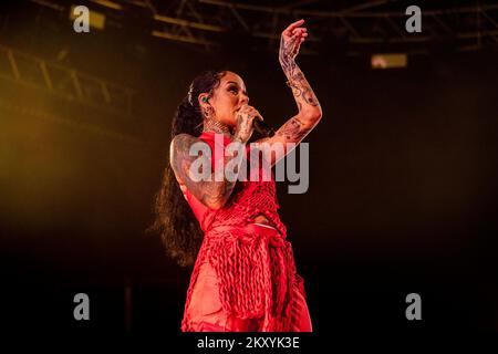 Milan, Italie. 30th novembre 2022. Concert en direct Kehlani à fabrique à Milan Italie novembre 29 2022 (photo par Andrea Ripamonti/NurPhoto) crédit: NurPhoto/Alamy Live News Banque D'Images