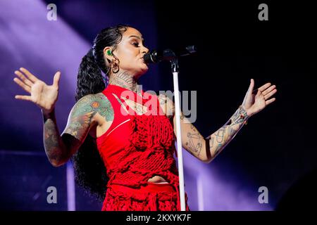 Milan, Italie. 30th novembre 2022. Concert en direct Kehlani à fabrique à Milan Italie novembre 29 2022 (photo par Andrea Ripamonti/NurPhoto) crédit: NurPhoto/Alamy Live News Banque D'Images