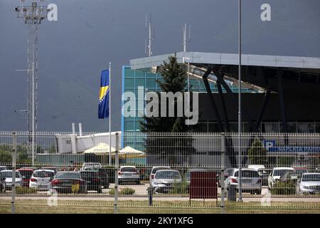 Vue de l'aéroport international de Sarajevo à Sarajevo, Bosnie-Herzégovine sur 23 juin 2022. Photo: Armin Durgut/PIXSELL Banque D'Images