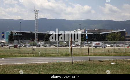 Vue de l'aéroport international de Sarajevo à Sarajevo, Bosnie-Herzégovine sur 23 juin 2022. Photo: Armin Durgut/PIXSELL Banque D'Images