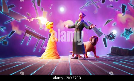 SCROOGE: Un CHANT DE NOËL, Ebenezer Scrooge (voix: Luke Evans), 2022. © Netflix / Courtesy 