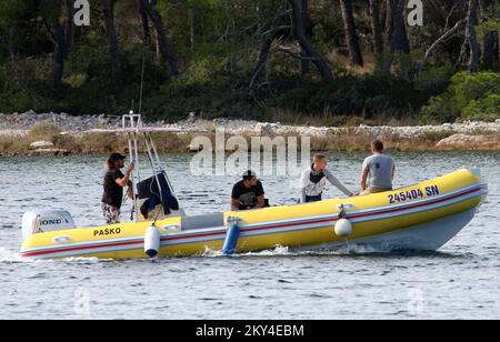 Tournage de la troisième saison des Vikings : Walhalla, produit par Metropolitan films International d'Ireland, la chaîne d'histoire du Canada et MGM Television de l'USAâ€™s pour Netflix à la forteresse de St. Nicholas à Sibenik, Croatie, on 30 septembre 2022. Photo: Dusko Jaramaz/PIXSELL Banque D'Images