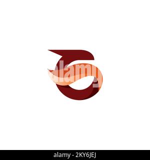 Logo G Fox. Icône G. Vecteur Fox Illustration de Vecteur