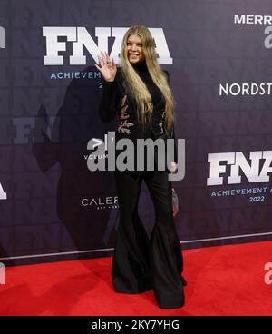 New York, États-Unis. 30th novembre 2022. Fergie arrive sur le tapis rouge aux prix annuels de réalisation des nouvelles chaussures 36th à la rue Cipriani Sud, sur 30 novembre 2022, à New York. Photo de John Angelillo/UPI crédit: UPI/Alay Live News Banque D'Images