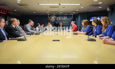 35th anniversaire de la FEMA Speakers Event.. Photographies relatives aux programmes, aux activités et aux fonctionnaires de gestion des catastrophes et des situations d'urgence Banque D'Images