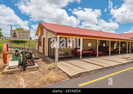 The Armidale, Bicentennial Railway Museum à Armidale, nord de la nouvelle-galles du Sud, australie Banque D'Images