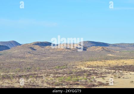 Rochers et montagnes dans la vallée d'ugab Namibie Afrique Banque D'Images