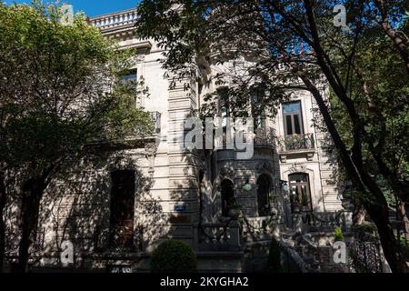 Vieille villa, Mansions, Calle Londres, Mexico Banque D'Images