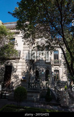 Vieille villa, Mansions, Calle Londres, Mexico Banque D'Images