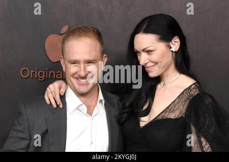 Los Angeles, Californie, États-Unis 30th novembre 2022 l'acteur Ben Foster et l'actrice Laura Prepon assistent à la première d'Apple Original films 'Emancipation' Los Angeles au Regency Village Theatre on 30 novembre 2022 à Los Angeles, Californie, États-Unis. Photo de Barry King/Alay Live News Banque D'Images