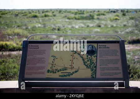 Histoire dans la vallée du Rio Grande, dans le sud du Texas Banque D'Images