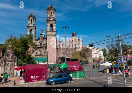 Église de San Hipolito Mexico Banque D'Images