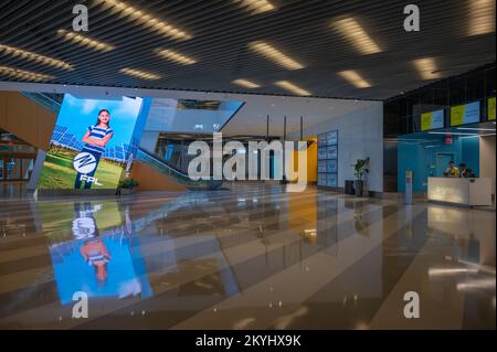 hall de l'édifice à miami, en floride Banque D'Images
