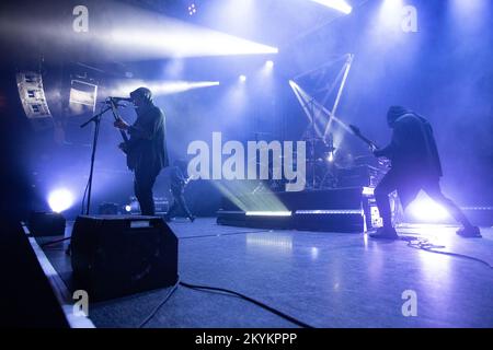 Oslo, Norvège. 30th novembre 2022. Le groupe d'avant-garde suisse-américain zeal & ardor joue un concert à Rockefelle à Oslo. Ici, le chanteur et guitariste Manuel Gagneux est vu en direct sur scène. (Crédit photo : Gonzales photo/Alamy Live News Banque D'Images