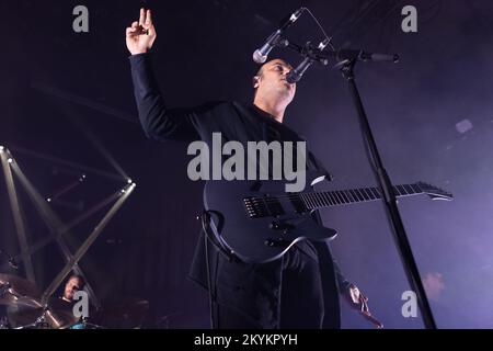 Oslo, Norvège. 30th novembre 2022. Le groupe d'avant-garde suisse-américain zeal & ardor joue un concert à Rockefelle à Oslo. Ici, le chanteur et guitariste Manuel Gagneux est vu en direct sur scène. (Crédit photo : Gonzales photo/Alamy Live News Banque D'Images