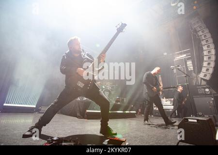 Oslo, Norvège. 30th novembre 2022. Le groupe d'avant-garde suisse-américain zeal & ardor joue un concert à Rockefelle à Oslo. (Crédit photo : Gonzales photo/Alamy Live News Banque D'Images