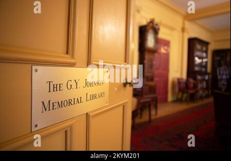 La G.Y Johnson Memorial Library, située au Duncombe place Lodge 236, Duncombe place, est la plus ancienne Freemasons Lodge à York, dans le North Yorkshire. Un de Banque D'Images