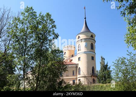 Le château Mariental se trouve dans la partie sud de la ville de Pavlovsk, dans la région de Leningrad, en Russie Banque D'Images