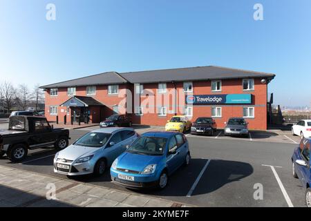 Travelodge Liverpool Docks, Brunswick Dock, Sefton Street, Liverpool, L3 4BN Banque D'Images