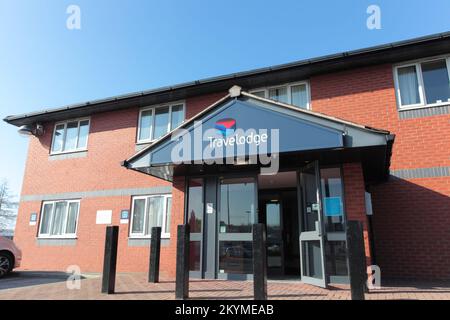 Travelodge Liverpool Docks, Brunswick Dock, Sefton Street, Liverpool, L3 4BN Banque D'Images