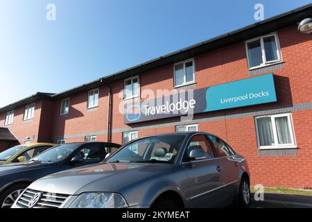 Travelodge Liverpool Docks, Brunswick Dock, Sefton Street, Liverpool, L3 4BN Banque D'Images