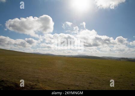 Une vue de Sponds Hill près de Bowstonegate au-dessus de Lyme Park Cheshire Angleterre Banque D'Images