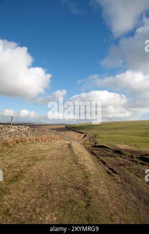 Une vue de près de Sponds Hill près de Bowstonegate au-dessus de Lyme Park Cheshire Angleterre Banque D'Images