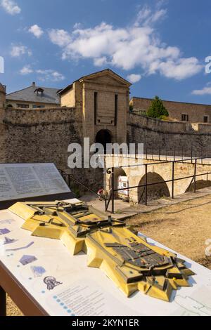 La citadelle de Mont-Louis, France Banque D'Images