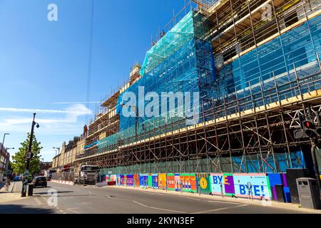 Développement de Earlham Square le long de Woodgrange Road, Forest Gate, Newham, Londres, Royaume-Uni Banque D'Images