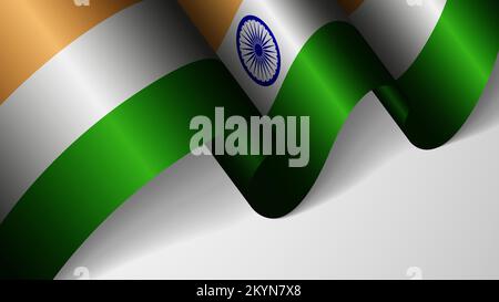 EPS10 vecteur de fond patriotique avec drapeau de l'Inde. Un élément d'impact pour l'utilisation que vous voulez en faire. Illustration de Vecteur