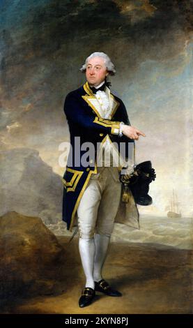 Capitaine John Gell (1740-1806) par Gilbert Stuart (1755-1828), huile sur toile, 1785 Banque D'Images