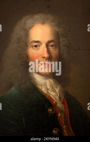 Portrait de Voltaire par Nicolas de Largillierre, entre 1718 et 1724 Banque D'Images