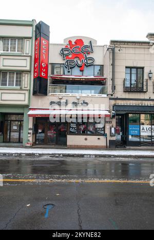 Peel Pub à Montréal, Québec, Canada Banque D'Images