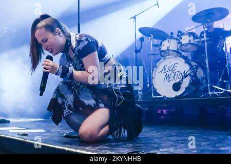 Milan, Italie. 01st décembre 2022. Alice Merton se produit en direct à Alcatraz sur 26 novembre 2022 à Milan, Italie (photo d'Alessandro Bremec/NurPhoto) Credit: NurPhoto/Alay Live News Banque D'Images