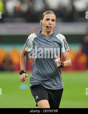 1 décembre 2022, stade Al Bayt, Doha, QAT, Coupe du monde FIFA 2022, Groupe E, Costa Rica contre Allemagne, dans la photo Stephanie Frappart (France) Banque D'Images