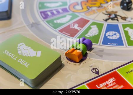 Jeu éducatif financier Rat Race Banque D'Images