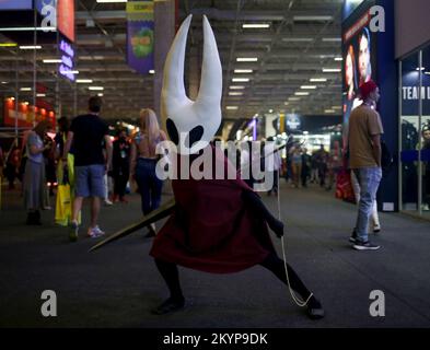 Sao Paulo, Brésil. 01st décembre 2022. SP - Sao Paulo - 12/01/2022 - SAO PAULO, CCXP22 - cosplayers le premier jour de Comic con Experience 2022 (CCXP22) ce jeudi (01), le plus grand événement de culture pop au monde qui revient en personne à Expo Sao Paulo après deux éditions virtuelles dues à COVID-19 au Brésil. Photo: Suamy Beydoun/AGIF/Sipa USA crédit: SIPA USA/Alay Live News Banque D'Images