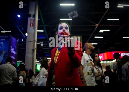 Sao Paulo, Brésil. 01st décembre 2022. SP - Sao Paulo - 12/01/2022 - SAO PAULO, CCXP22 - cosplayers le premier jour de Comic con Experience 2022 (CCXP22) ce jeudi (01), le plus grand événement de culture pop au monde qui revient en personne à Expo Sao Paulo après deux éditions virtuelles dues à COVID-19 au Brésil. Photo: Suamy Beydoun/AGIF/Sipa USA crédit: SIPA USA/Alay Live News Banque D'Images