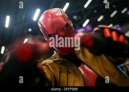 Sao Paulo, Brésil. 01st décembre 2022. SP - Sao Paulo - 12/01/2022 - SAO PAULO, CCXP22 - cosplayers le premier jour de Comic con Experience 2022 (CCXP22) ce jeudi (01), le plus grand événement de culture pop au monde qui revient en personne à Expo Sao Paulo après deux éditions virtuelles dues à COVID-19 au Brésil. Photo: Suamy Beydoun/AGIF/Sipa USA crédit: SIPA USA/Alay Live News Banque D'Images