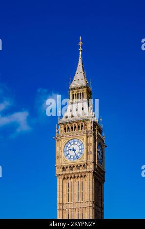 Big Ben, vue détaillée, Palais de Westminster, Londres, Angleterre, Royaume-Uni Banque D'Images