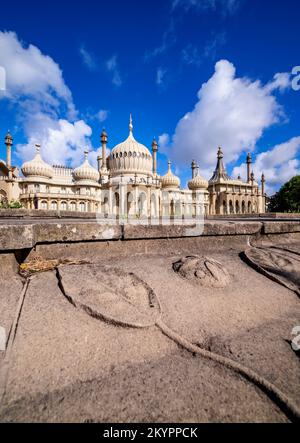 The Royal Pavilion, Brighton, ville de Brighton et Hove, East Sussex, Angleterre, Royaume-Uni Banque D'Images