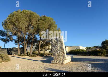 Magnifique parc de randonnée en plein air au musée d'Israël à Jérusalem, Israël. Banque D'Images